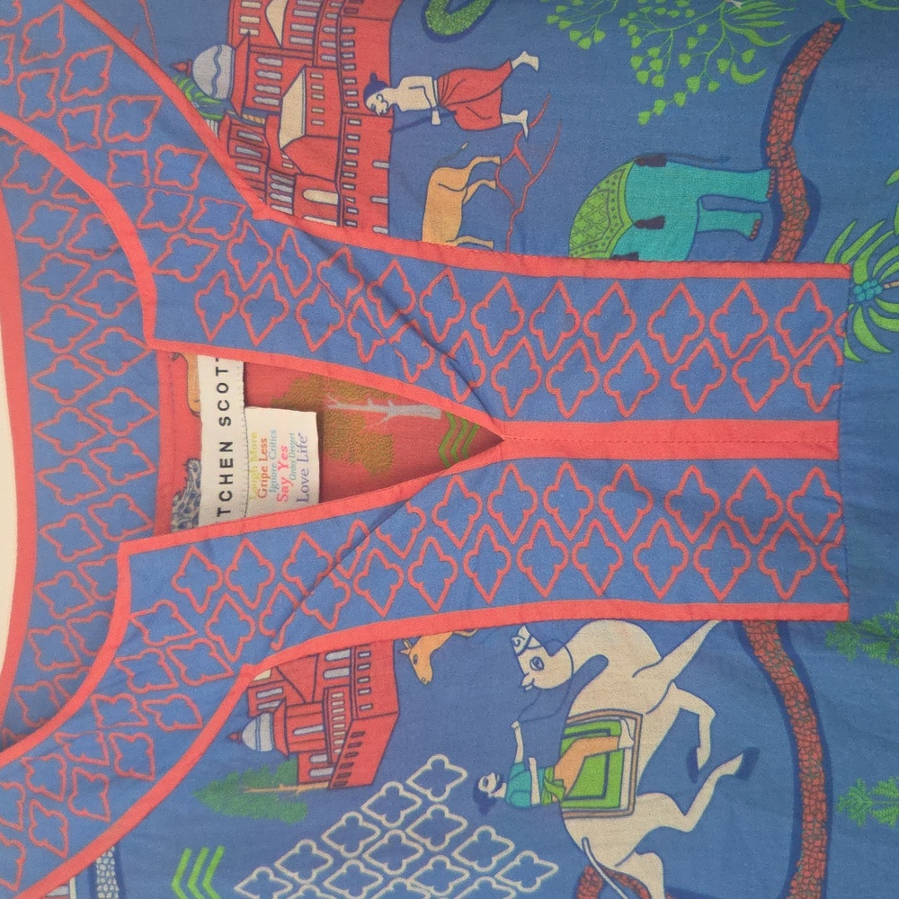 Beautiful Gretchen Scott Cotton Tunic Top In Great Condition! - Picture 4 of 14